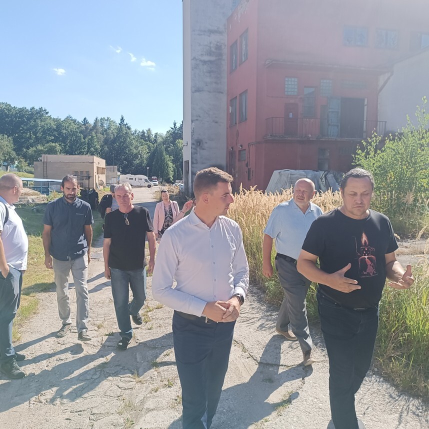 Libor Vondráček a předseda svazku Tomáš Šedivý